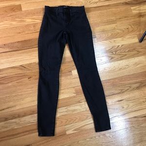 J Brand Black Super Skinny Jeans Size 25
